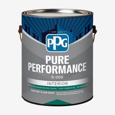 Краска PPG PURE PERFORMANCE® Interior Latex Semi-Gloss (полу-глянцевая) для стен, 9-510xi/01, (3,78л